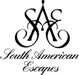 SAE SOUTH AMERICAN ESCAPES logo
