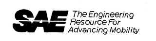 SAE THE ENGINEERING RESOURCE FOR ADVANCING MOBILITY logo