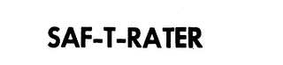 SAF-T-RATER logo