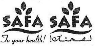 SAFA SAFA TO YOUR HEALTH! logo