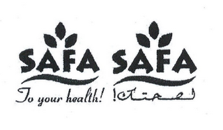 SAFA SAFA TO YOUR HEALTH! logo