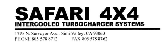 SAFARI 4X 4 INTERCOOLED TURBOCHARGER SYSTEM logo