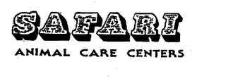 SAFARI ANIMAL CARE CENTERS logo