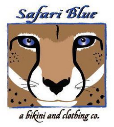 SAFARI BLUE A BIKINI AND CLOTHING CO. logo
