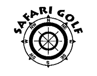 SAFARI GOLF N S E W NW NE SW SE logo