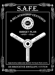 S.A.F.E. A RELATIONSHIP-CENTERED SPEND TIME $ SAVE MONEY SAFE BUDGET PLAN SIMPLE FUN EFFECTIVE ACCOUNTABILITY ACCOUNTABILITY FOR PEOPLE WHO ARE READY TO PLAY FOR KEEPS AN INNOVATIVE ENVELOPE SYSTEM logo