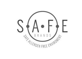 SAFE BRANDS SAFE ALLERGEN FREE ENVIRONMENT logo
