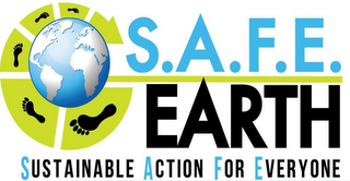 S.A.F.E. EARTH SUSTAINABLE ACTION FOR EVERYONE logo