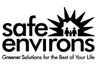 SAFE ENVIRONS GREENER SOLUTIONS FOR THE BEST OF YOUR LIFE logo
