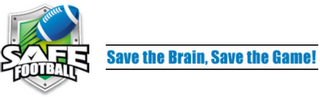 SAFE FOOTBALL SAVE THE BRAIN, SAVE THE GAME! logo