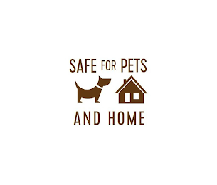SAFE FOR PETS AND HOME logo