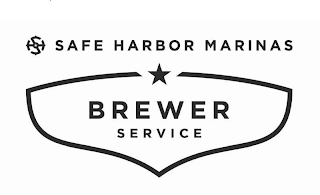 SAFE HARBOR MARINAS BREWER SERVICE logo