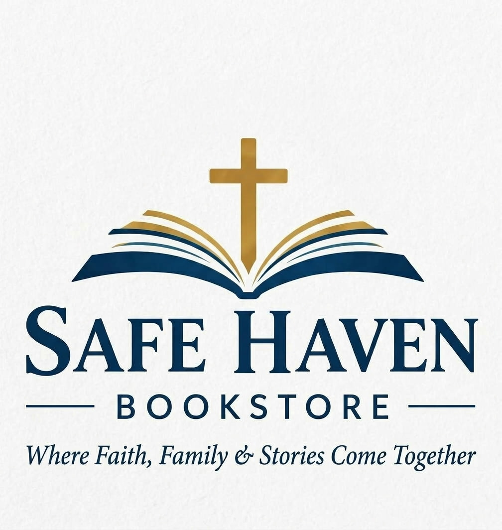 SAFE HAVEN BOOKSTORE WHERE FAITH, FAMILY & STORIES COME TOGETHER logo