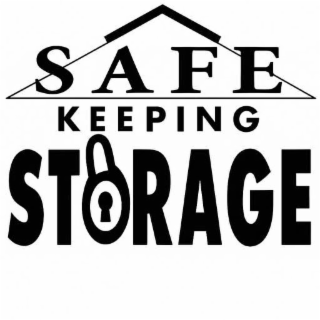 SAFE KEEPING STORAGE logo