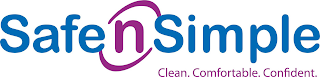 SAFE N SIMPLE CLEAN.COMFORTABLE.CONFIDENT. logo