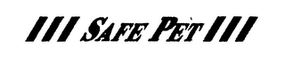 SAFE PET logo