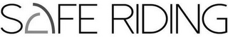 SAFE RIDING logo