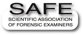 SAFE SCIENTIFIC ASSOCIATION OF FORENSIC EXAMINERS logo