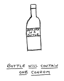 SAFE SEX IN A BOTTLE logo