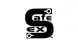 SAFE SEX THE FASHIONABLE THING TO DO. logo