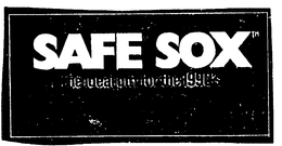 SAFE SOX THE IDEAL GIFT FOR THE 1990'S logo