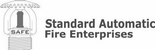 SAFE STANDARD AUTOMATIC FIRE ENTERPRISES logo