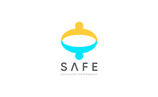 SAFE STATUS ALERT FOR EMERGENCY logo