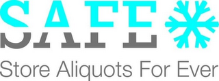 SAFE - STORE ALIQUOTS FOR EVER logo