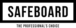 SAFEBOARD THE PROFESSIONAL'S CHOICE logo