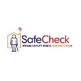 SAFECHECK WHERE SAFETY MEETS CONNECTION logo