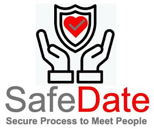 SAFEDATE SECURE PROCESS TO MEET PEOPLE logo