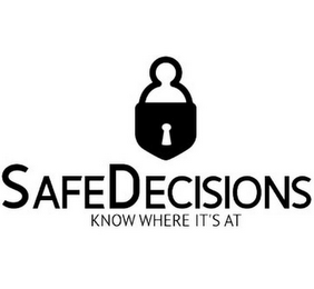 SAFEDECISIONS KNOW WHERE IT'S AT logo