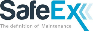 SAFEEX THE DEFINITION OF MAINTENANCE logo