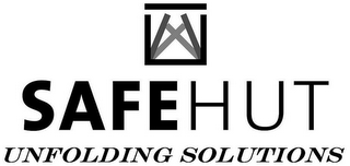 SAFEHUT, UNFOLDING SOLUTIONS logo