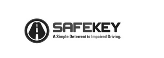 SAFEKEY A SIMPLE DETERRENT TO IMPAIRED DRIVING. logo