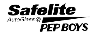 SAFELITE AUTOGLASS @ PEP BOYS logo