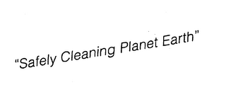 SAFELY CLEANING PLANET EARTH logo