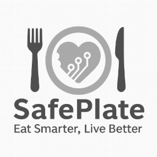 SAFEPLATE EAT SMARTER, LIVE BETTER logo