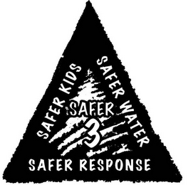 SAFER 3 SAFER KIDS SAFER WATER SAFER RESPONSE logo
