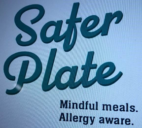 SAFER PLATE MINDFUL MEALS. ALLERGY AWARE. logo
