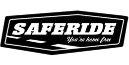 SAFERIDE YOU'RE HOME FREE logo