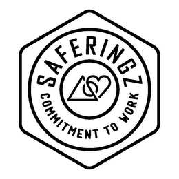 SAFERINGZ COMMITMENT TO WORK logo