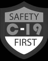 SAFETY C-19 FIRST logo