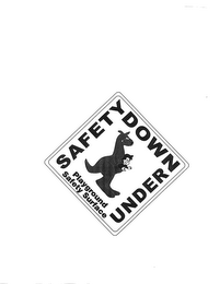 SAFETY DOWN UNDER PLAYGROUND SAFETY SURFACE logo