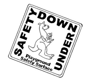 SAFETY DOWN UNDER PLAYGROUND SAFETY SURFACE logo