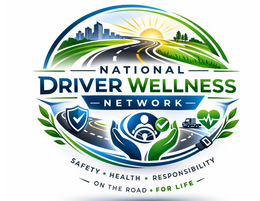 SAFETY DRIVER WELLNESS NATIONAL - NETWORK- ON THE HEALTH ROAD - RESPONSIBILITY FOR LIFE logo