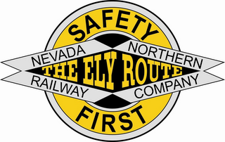 SAFETY FIRST THE ELY ROUTE NEVADA NORTHERN RAILWAY COMPANY logo