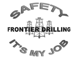 SAFETY FRONTIER DRILLING IT'S MY JOB logo