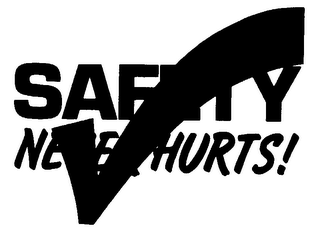 SAFETY NEVER HURTS logo