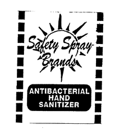 SAFETY SPRAY BRANDS ANTIBACTERIAL HAND SANITIZER logo
